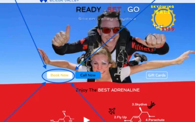 How do I book a tandem skydive?