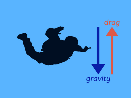 Why do skydivers use parachutes?